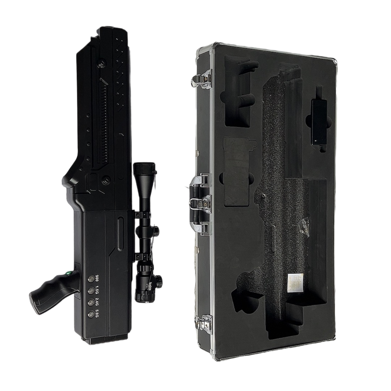  广灵手持便携式枪型低空防御反制四通道A型