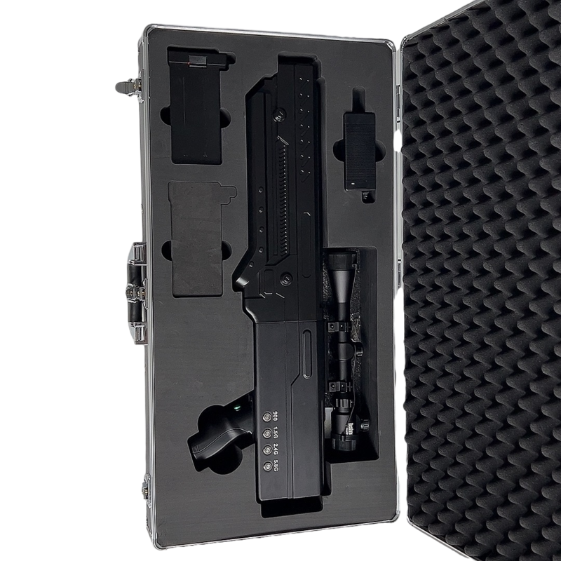  广灵手持便携式枪型低空防御反制四通道B型