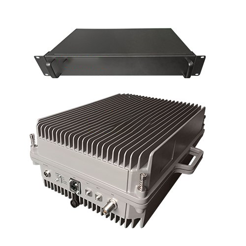  广灵TETRA800数字警用集群数字光纤直放站远近端机