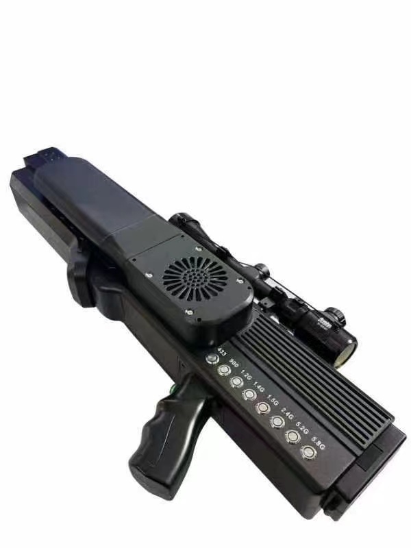  广灵手持便携式枪型低空防御反制八通道